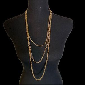 #404 CLAIRES Multi Chain Necklace